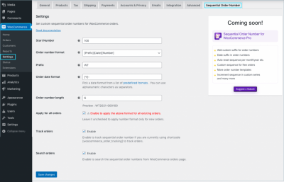 Sequential order number for WooCommerce Settings 1 1024x660