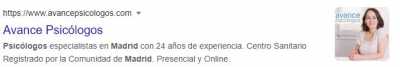 apariencia real en los motores busqueda google