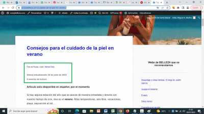 Yoast SEO primer parrafo 2