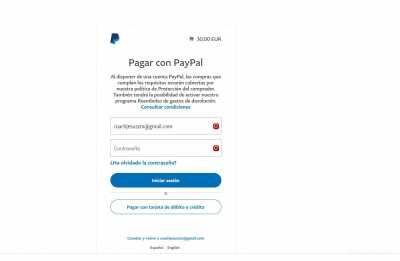 psgar con paypal