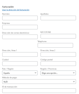 Screenshot 2023 11 07 at 13 05 10 Añadir nuevo pedido AnaParra Garden — WordPress
