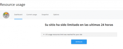 limitacion cpanel