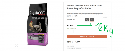 screencapture animalexpress es producto optima nova adult mini razas pequenas 2022 06 10 13 51 43