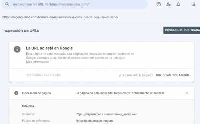 indexacion en google seach console