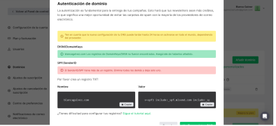 Screenshot 2023 10 16 at 15 01 43 Configuración de la cuenta MailerLite