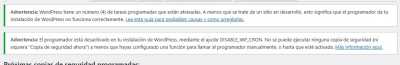 tareas desprogramadas