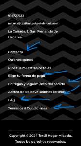 pie de pagina