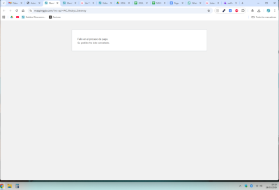 fallo pedido cancelado