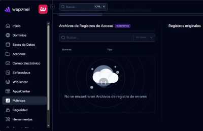 Metricas Sin registros