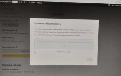 Sincronización Mail WooC