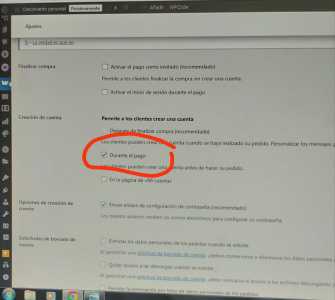 Recomendaciones ajustes tienda