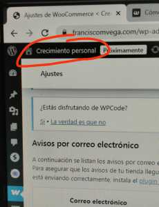 Cambio nombre tienda