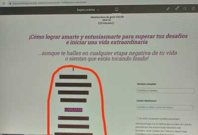 Página webinar