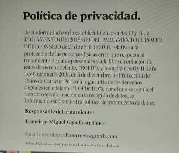 Política privacidad 1