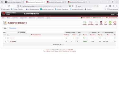 Cambio en el pie de página8