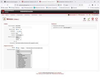 Cambio en el pie de página9