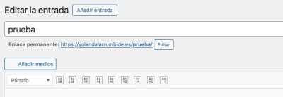 Menú WP con signos