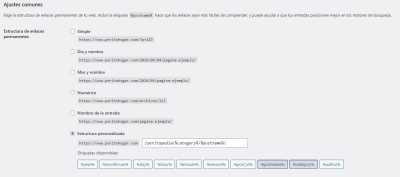 Estructura enlaces