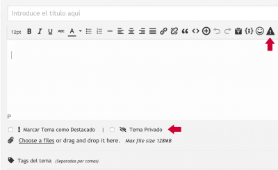 tema privado foro