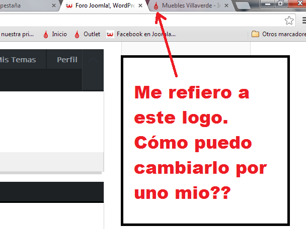 Cómo puedo cambiar el logo chiquitito que aparece en las pestañ …