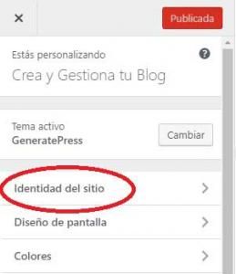 personalizando identidadsitio