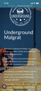 INICI   Restaurant Underground