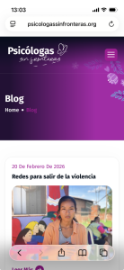 Blog   Psicólogas sin Fronteras