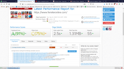 Latest Performance Report for  https   www.ferreteronline.com    GTmetrix   Mozilla Firefox 22 09 2020 21 30 55