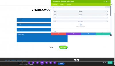 formulario de contacto color fondo no cambia