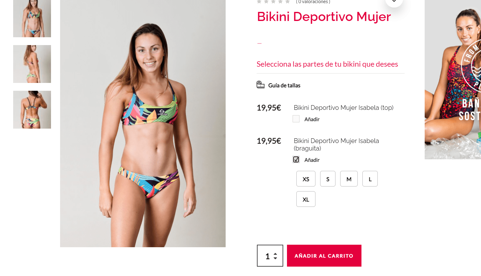 Bikini Mujer Deportivo Isabela