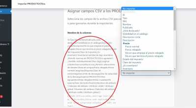 subir csv a woocommerce