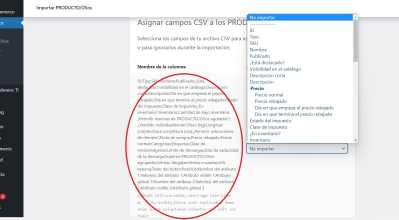 subir csv a woocommerce