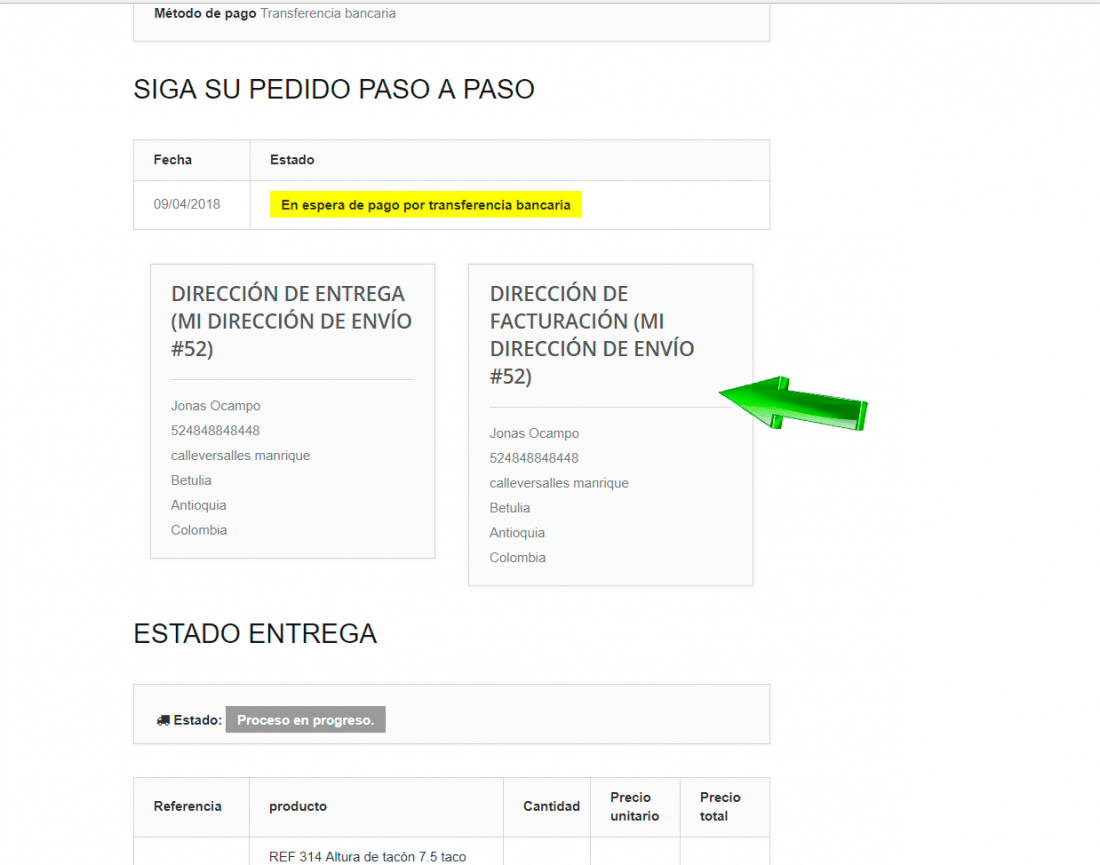 Consejo famoso Sofisticado Eliminar u ocultar la informaciòn de dirección de Facturaciòn …