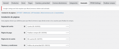 Screenshot 2023 08 31 at 09 47 34 Ajustes de WooCommerce Tartas personalizadas en Madrid — WordPress