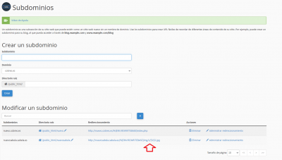 Subdominios