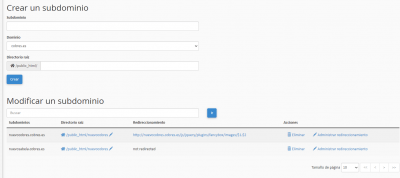 Subdominios 2