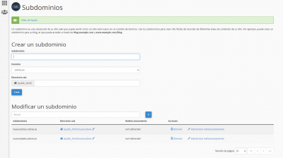 Subdominios