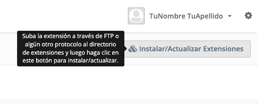 Instalar Extensiones _ Mautic