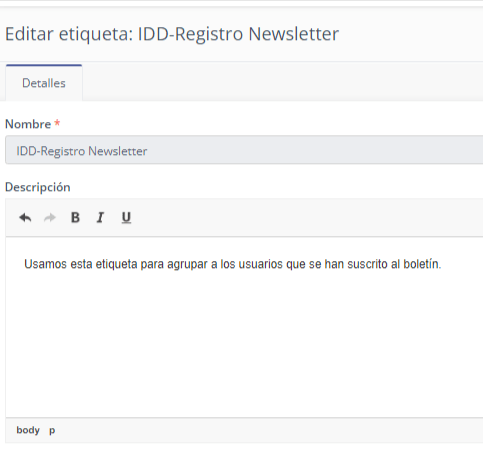 segmento para suscriptores boletín o newsletter