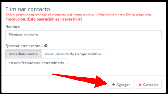 eliminar contactos mautic automaticamente