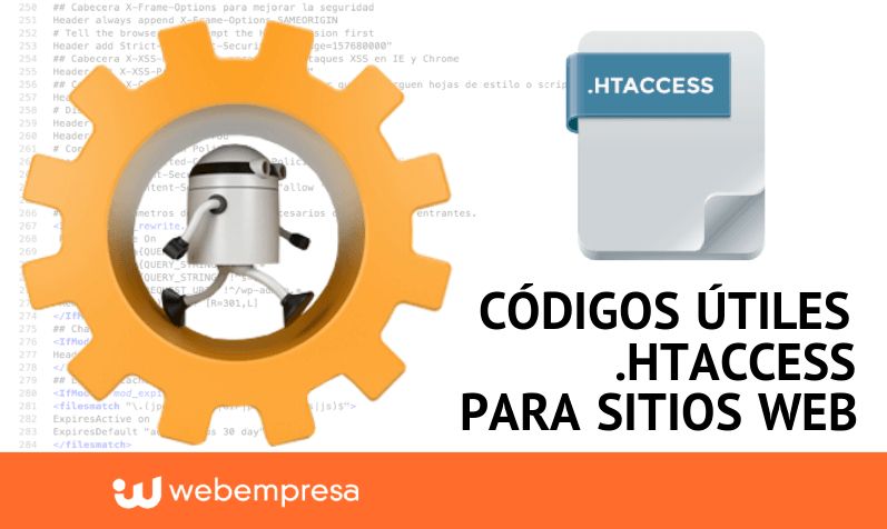 Códigos útiles .htaccess para sitios web WordPress