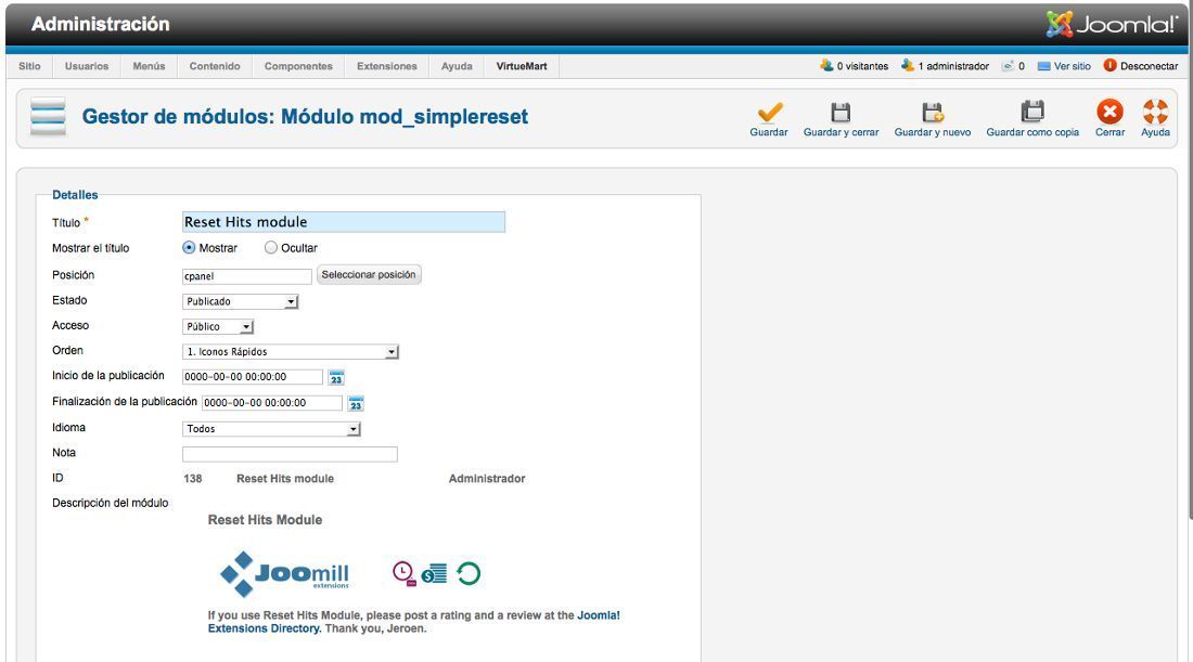 modulo contador de visitas joomla 2.5