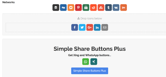 plugins con botones para compartir