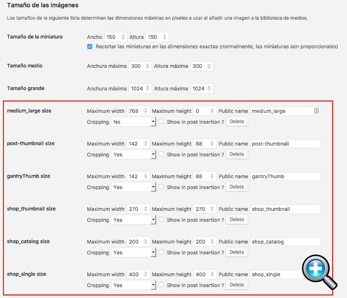 Imágenes en WordPress ¡gestionando los tamaños correctos!