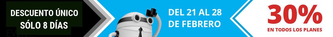 Descuento único Carnaval 2017 Descuento 30% Carnaval 2017 Hosting WordPress