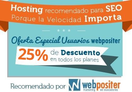 Hosting Webpositer hosting wordpress español