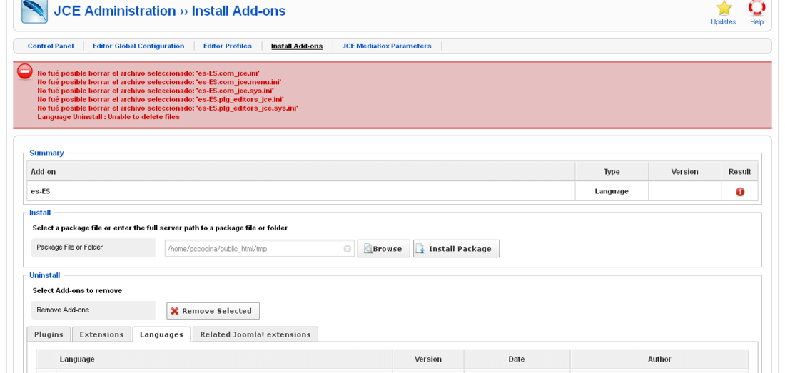 jce joomla 1.5