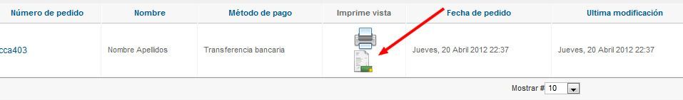 formato de facturas