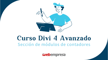 Curso Divi Avanzado - Sección de módulos de contadores