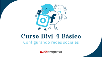 Curso Divi Básico - Configurando redes sociales en la web